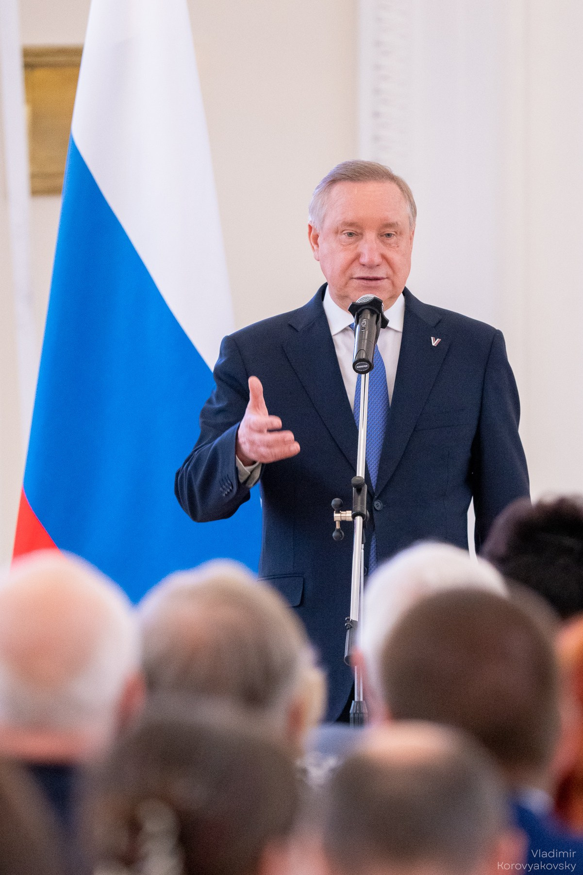 Награждение команды ПГУПС премиями Правительства Санкт-Петербурга. Фотограф Владимир Коровяковский