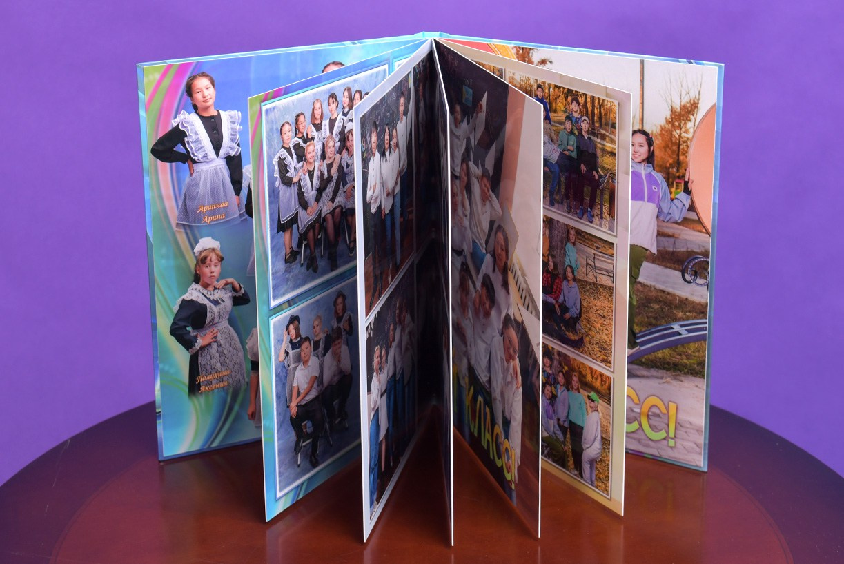 Фотокнига «Малахит». Фотоальбомы для выпускников в Кызыле и республике Тыва