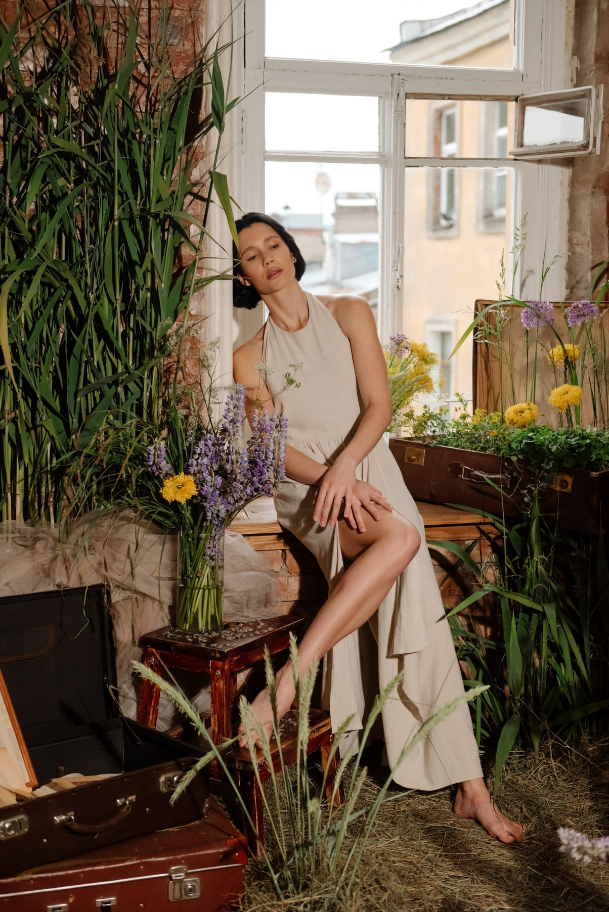 Индивидуальная. С люпинами. Свадебный и сеейный фотограф в Санкт-Петербурге Елена Худякова