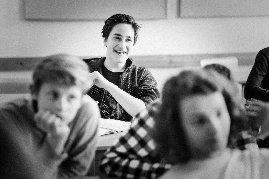 Фоторепортаж со школьного урока 4-го класса. Репортажный фотограф Борис Геер