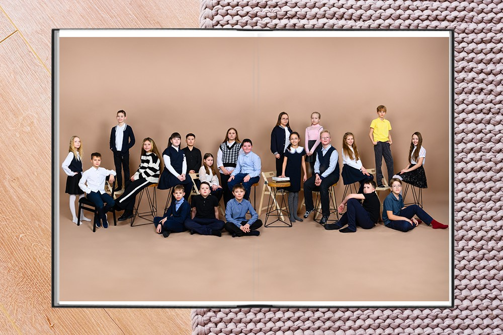 Выпускной альбом для школы «Стиль». Студия выпускных альбомов Ольги Галкиной. Томск