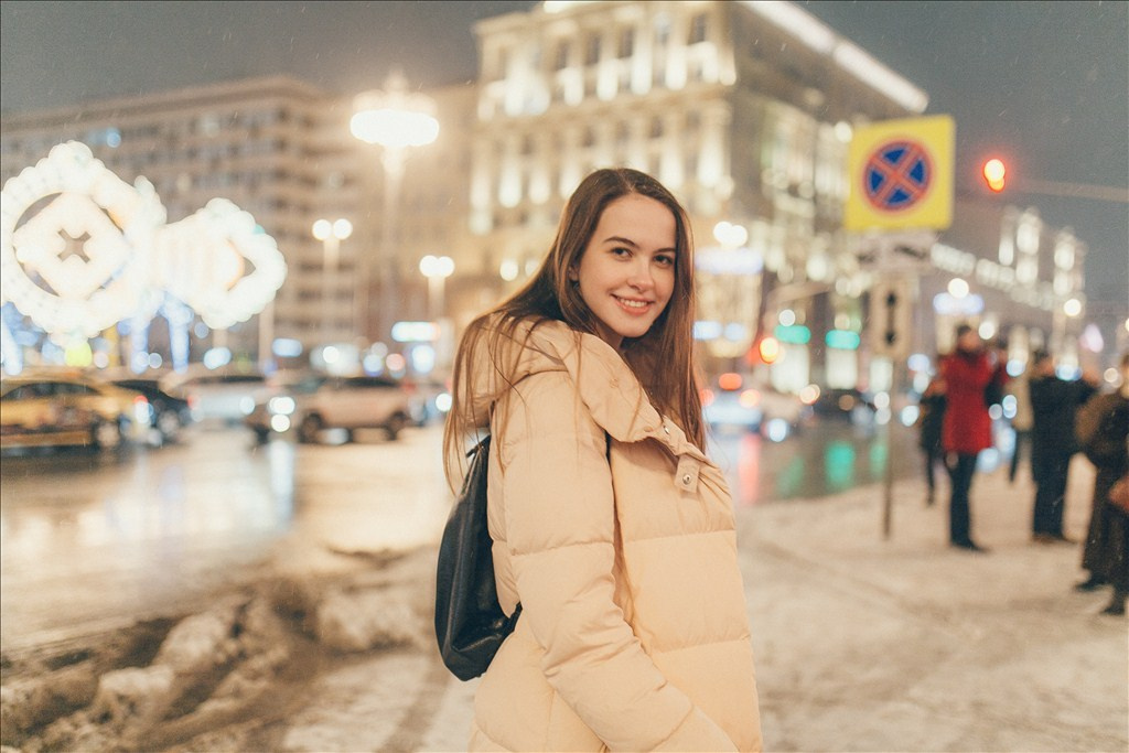 Москва в Январе