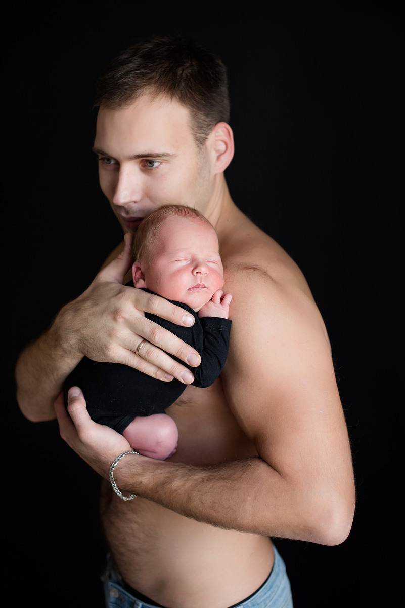 Тима 8 дней. Фотограф новорожденных Елена Панова