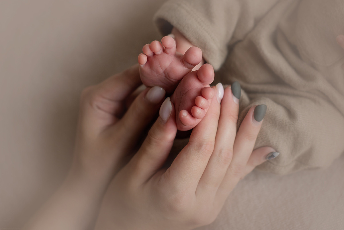 Тима 8 дней. Фотограф новорожденных Елена Панова