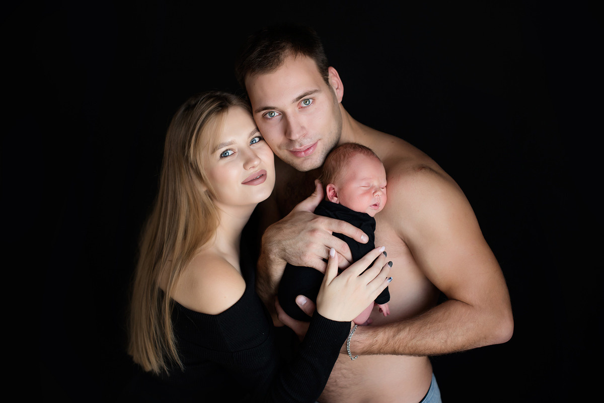 Тима 8 дней. Фотограф новорожденных Елена Панова