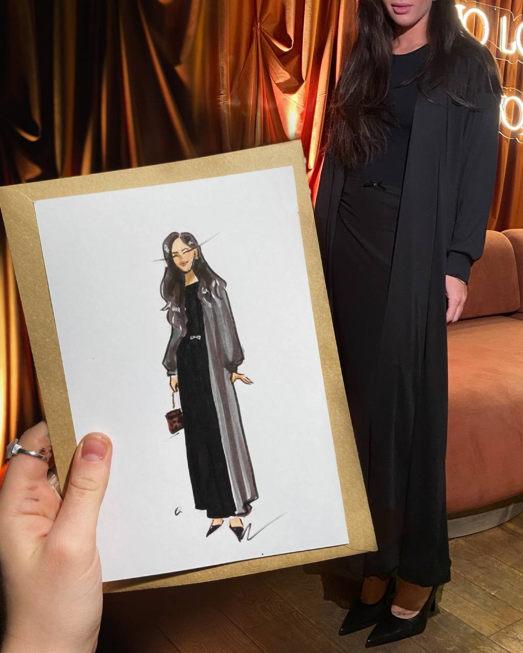 Модные фэшн скетчи на мероприятия. Eventiss art agency| Художники и арт-услуги на мероприятие Москва и МО