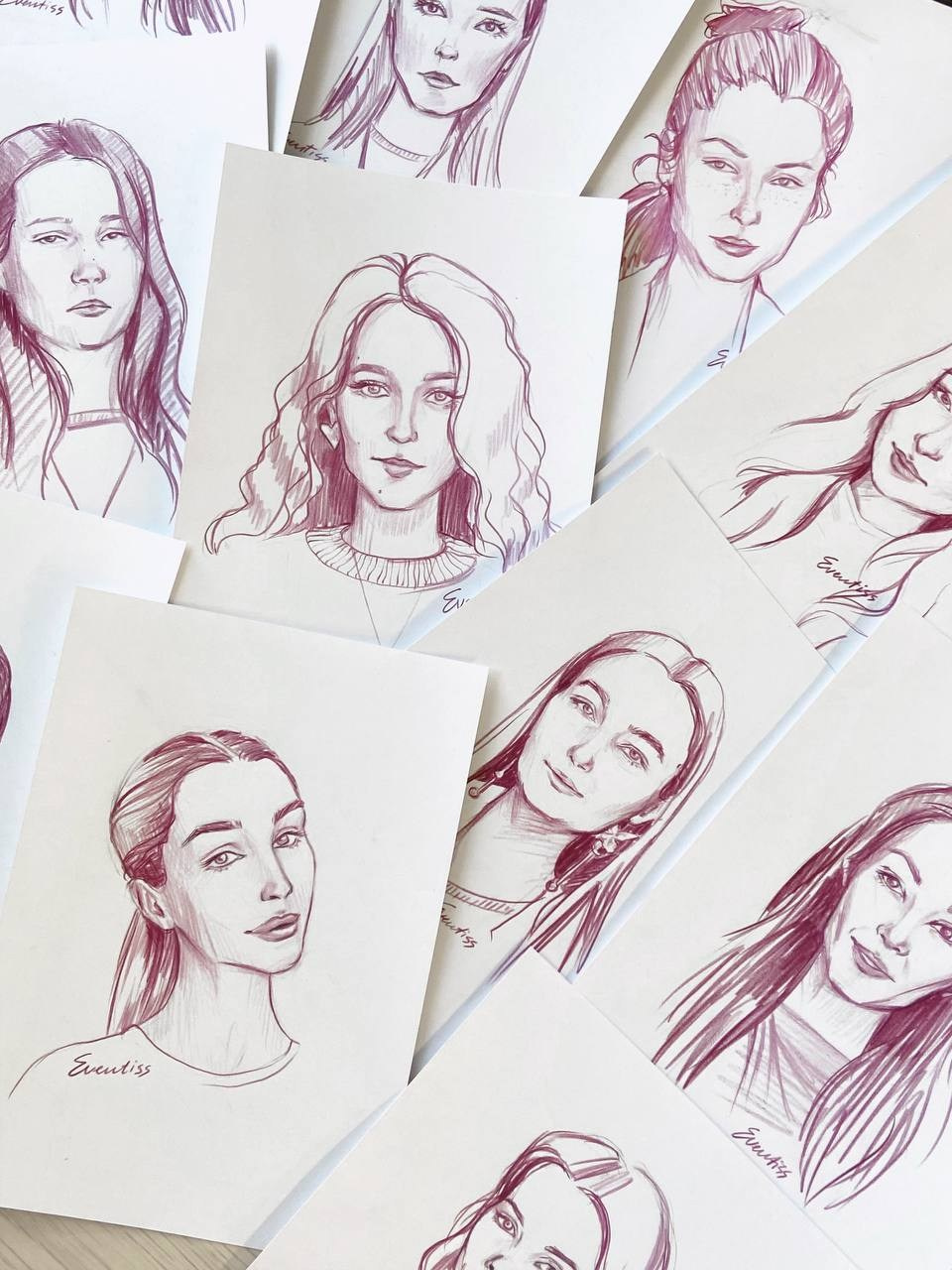 Скетчинг гостей онлайн. Eventiss art agency| Художники и арт-услуги на мероприятие Москва и МО