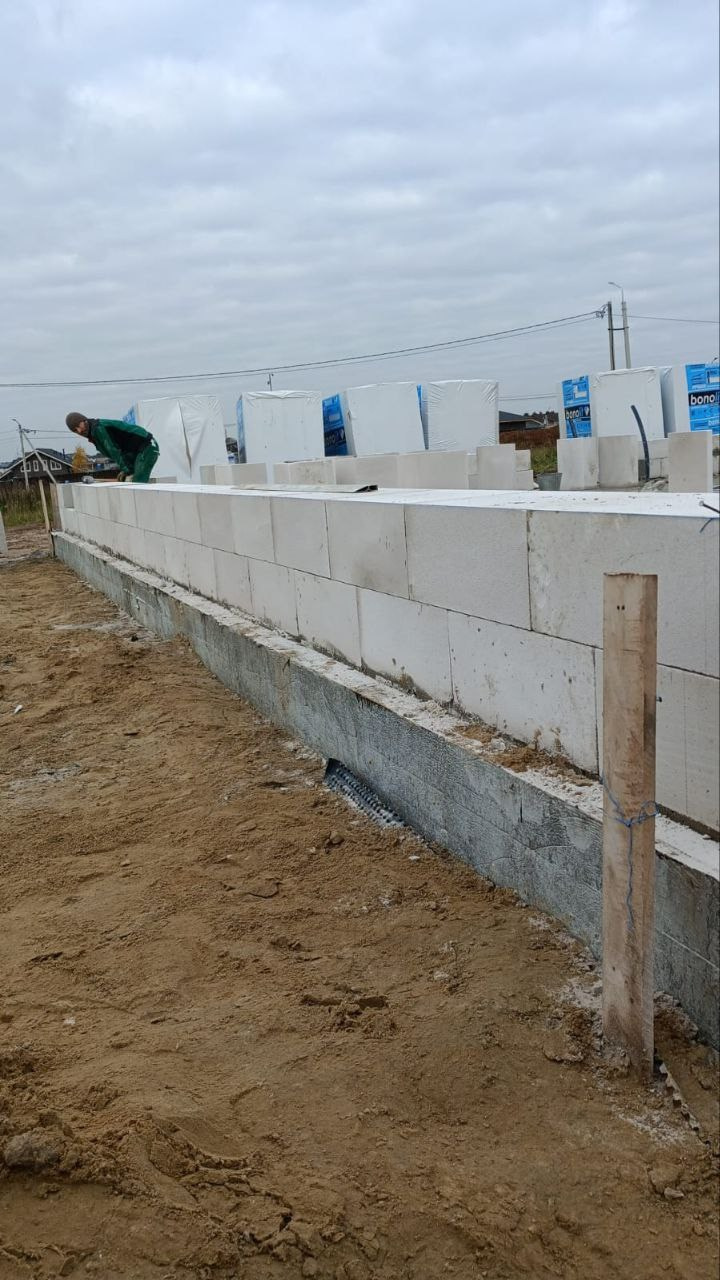 Продолжение возведения стен объекта МД-009 в Красногорском районе