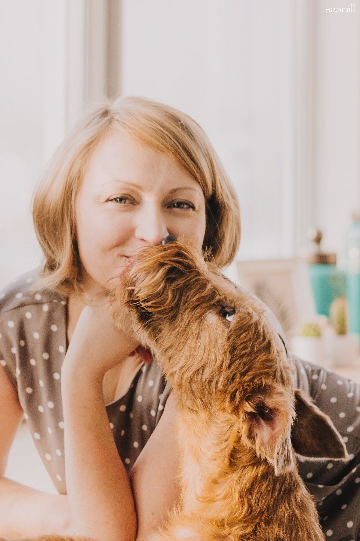 Life with dog. Saamill