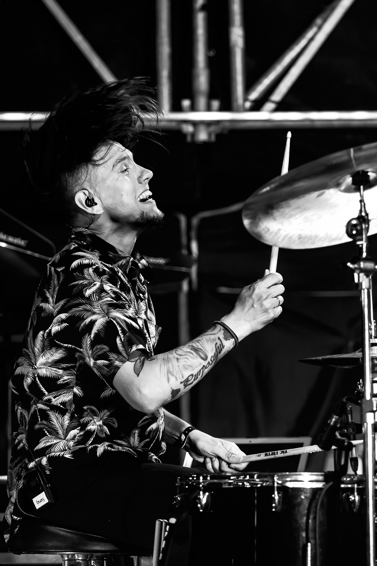 Концерт группы Заточка, 04.07.25, Red Summer, Красный Октябрь. Сергей Дридигер — ударные. 