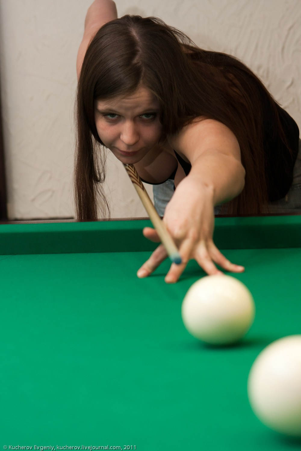 Елена. Бильярд. Кучеров Евгений. Фотограф