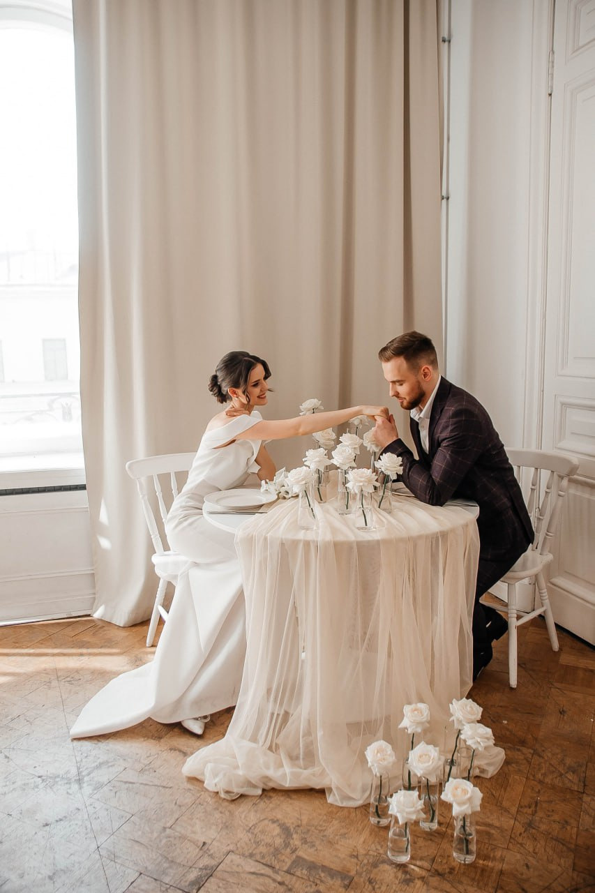 Свадебная фотосессия в студии — Диана и Кирилл