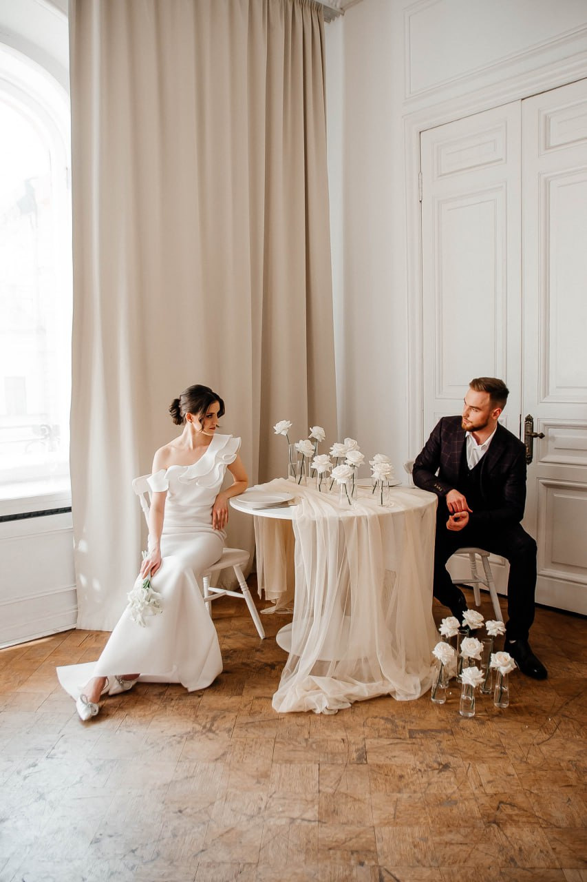 Свадебная фотосессия в студии — Диана и Кирилл