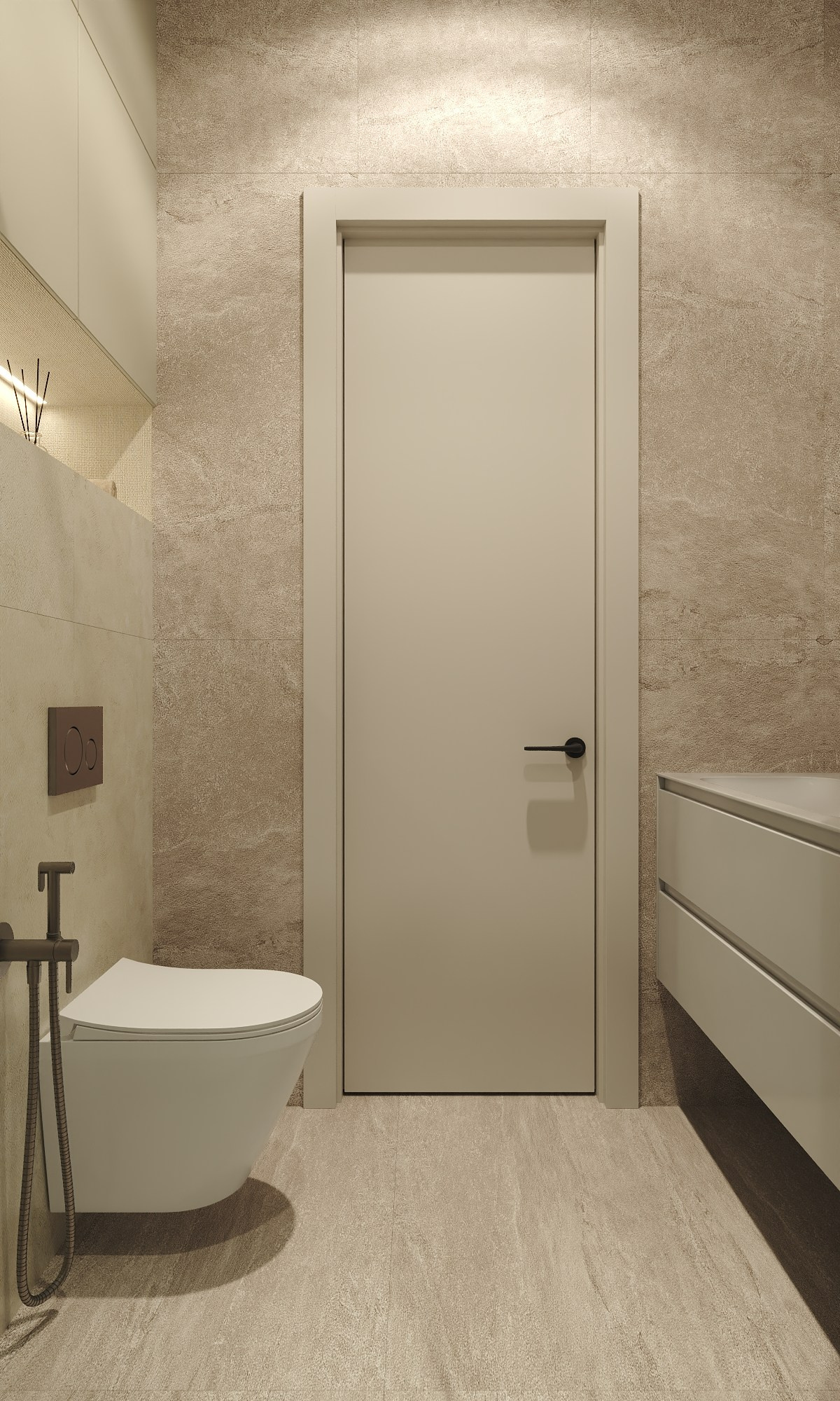 Serenity in Light & Beige. 3D Визуализация