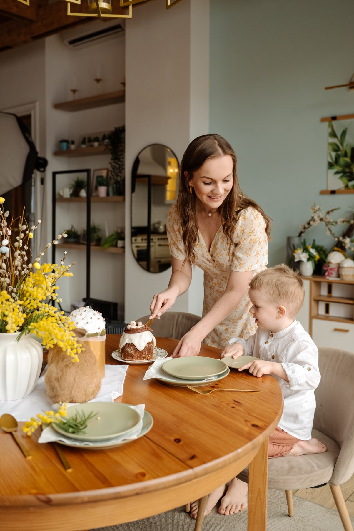 Семейная. Пасха с цыплятами. Свадебный и сеейный фотограф в Санкт-Петербурге Елена Худякова
