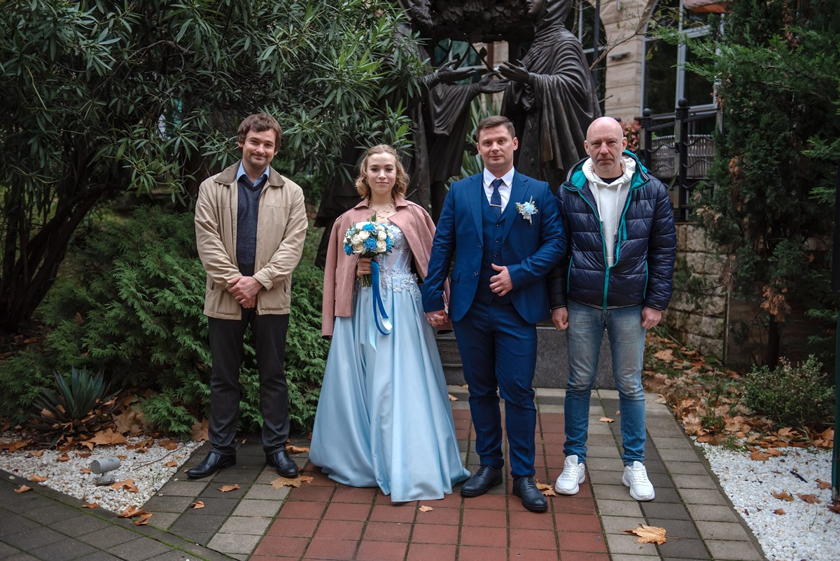 ЗАГС + прогулка Денис и Настя. Семейный и коммерческий фотограф в Сочи Александр Бодунов