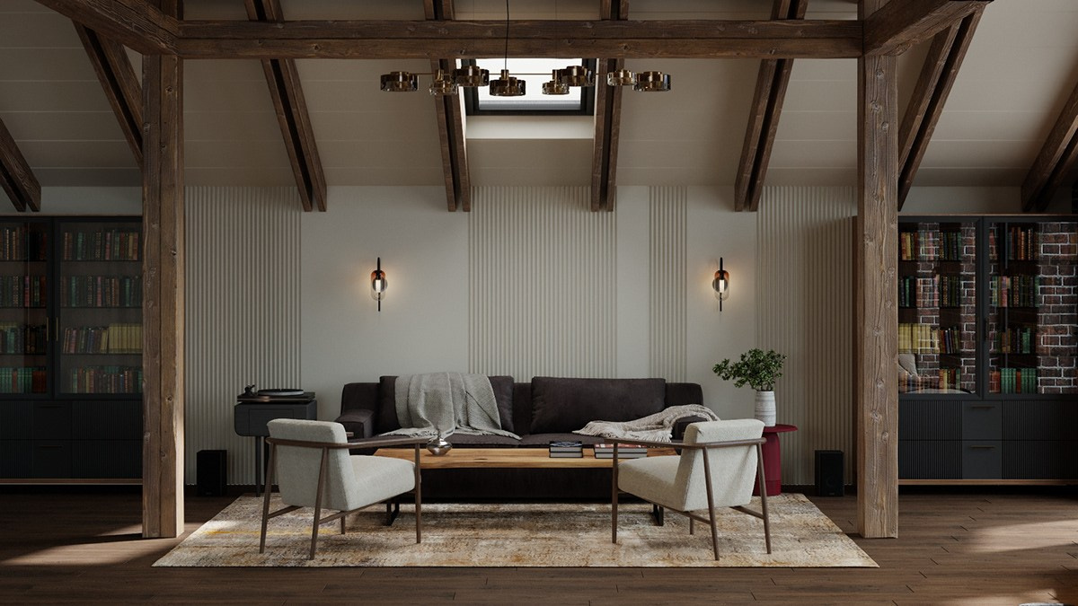 Визуализация дома 165 m². Заказать 3d визуализацию интерьеров — Дарья Веденёва