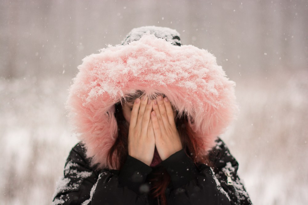 Зима в лесу. Фотосессия беременности — Крылова Натали — Москва