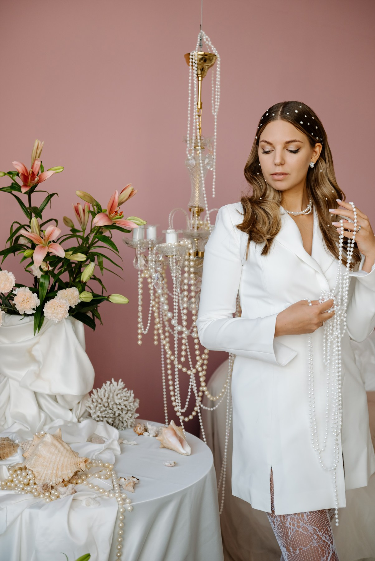 С цветами и жемчугом. Свадебный и сеейный фотограф в Санкт-Петербурге Елена Худякова