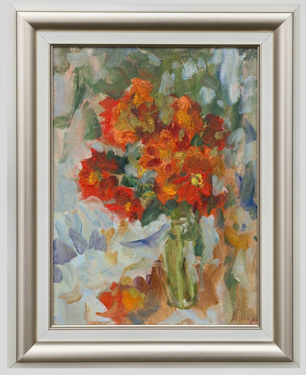 Георины. Художник Александр Каверин