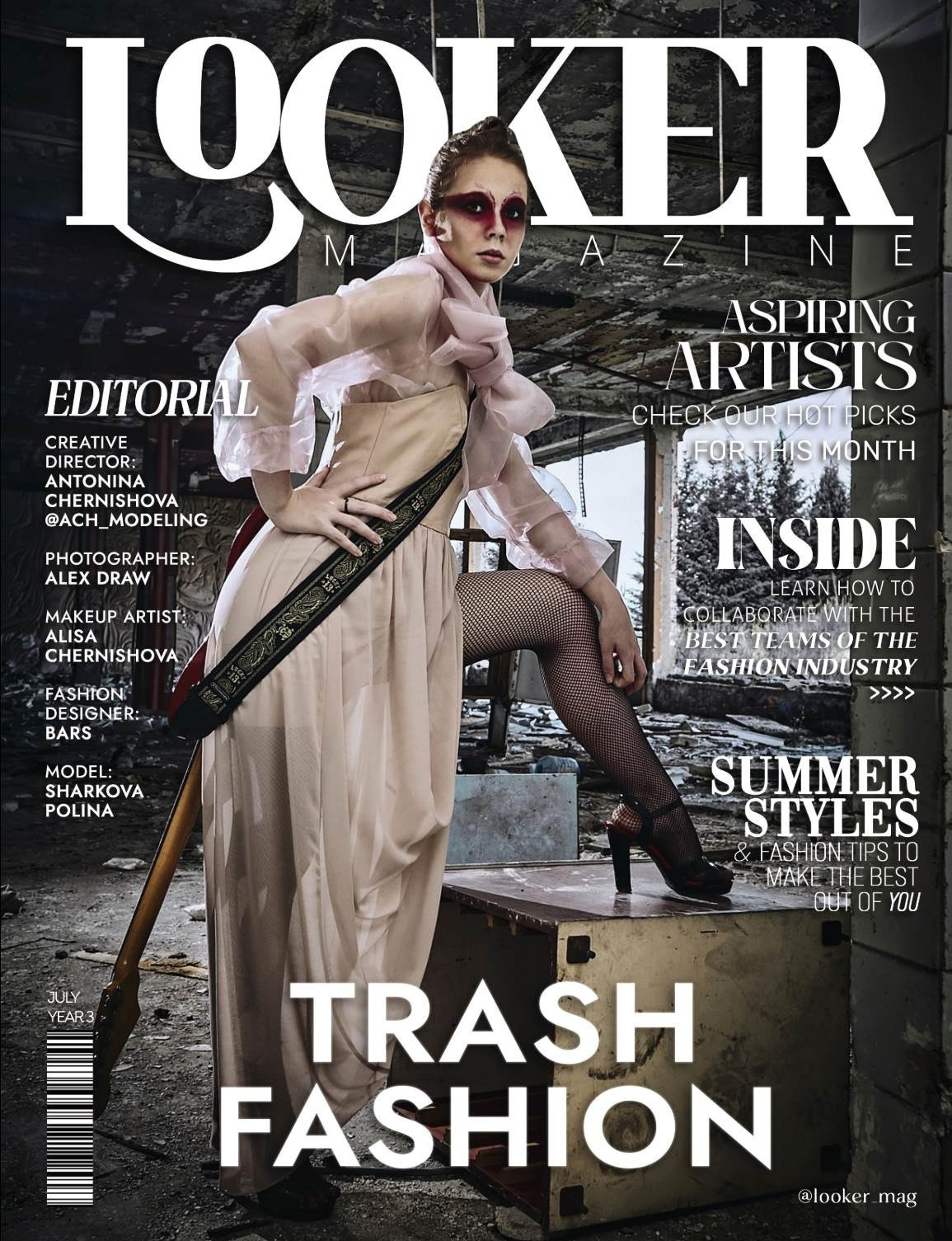 Publications in Gloss (обложки). Фотограф Москва Concerts photo / Fashion photо