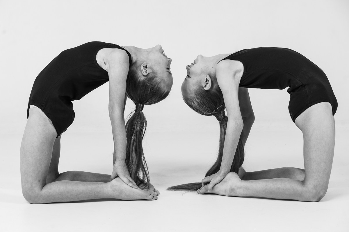 Студийная съемка эстетической гимнастики. Репортажный и семейный фотограф в Санкт-Петербурге Тарас Марченко