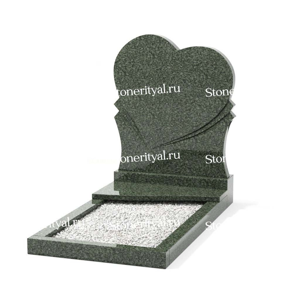 Комбинированные памятники на одного. Изготовление и установка памятников в Москве и МО