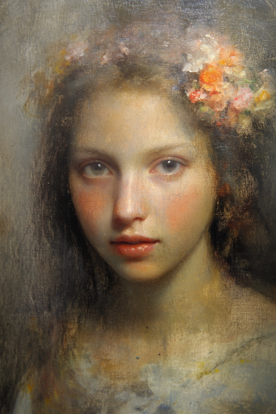 "Инфанта"  Холст, масло. 40 х 30 см. 