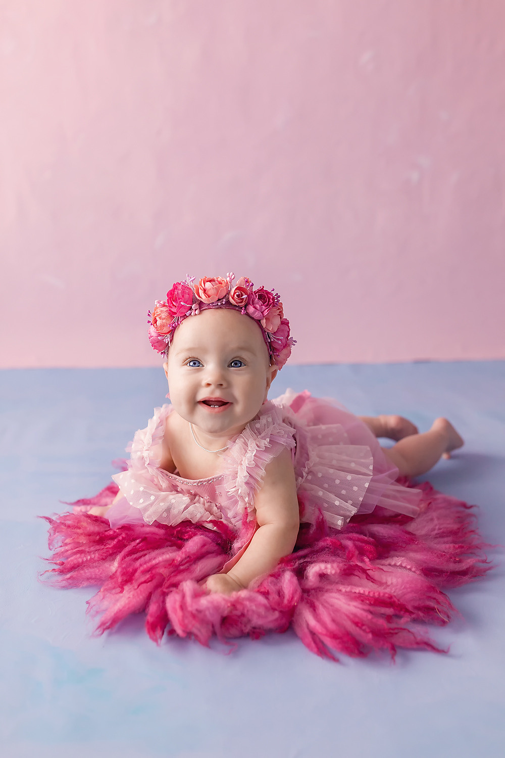 Полина 4 месяца. Фотограф новорожденных Москва, Домодедово