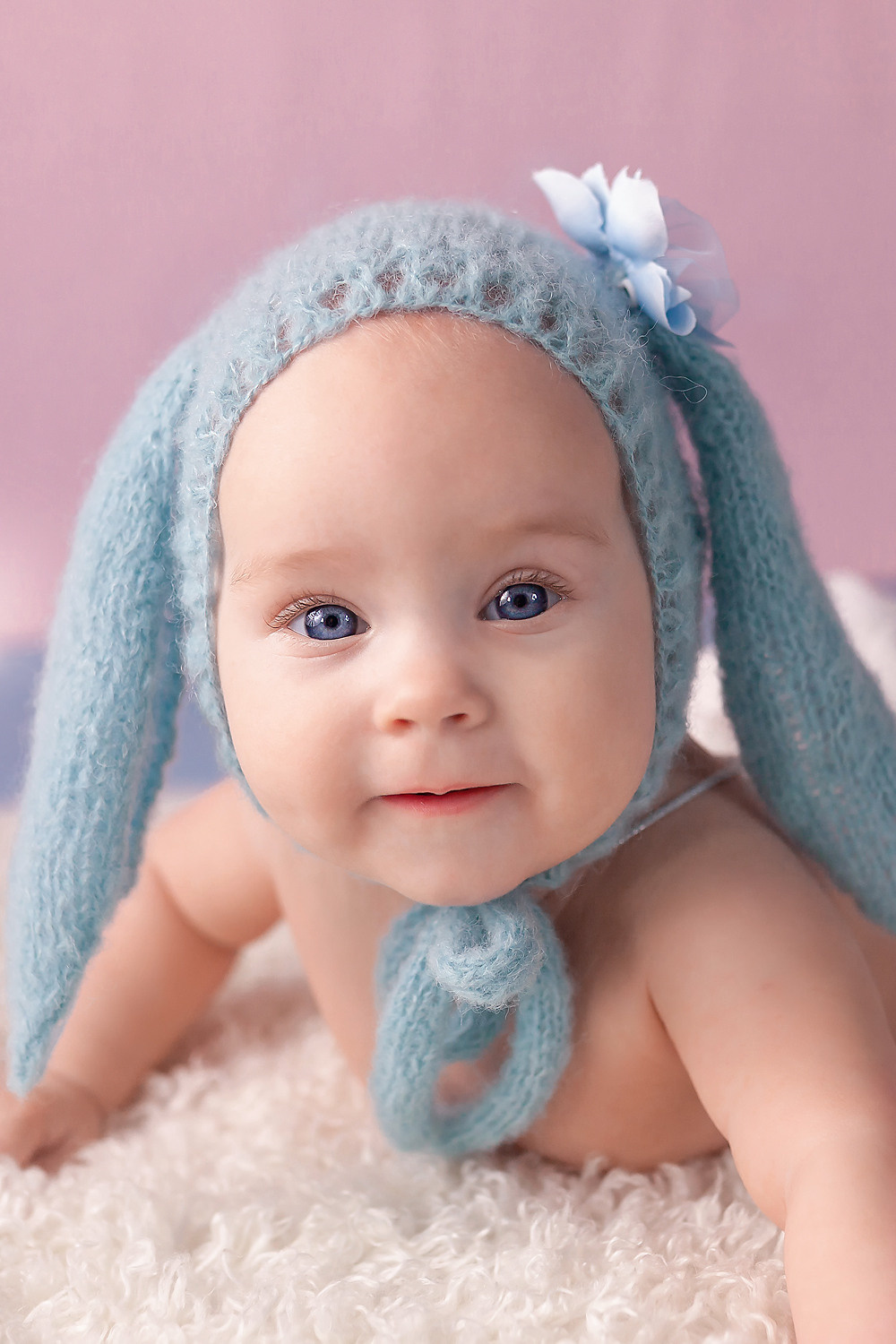 Полина 4 месяца. Фотограф новорожденных Москва, Домодедово