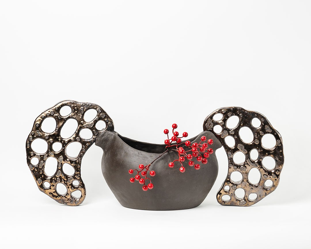 Вазы Жар-птица. Художник и керамист в Москве Виктория Густарёва