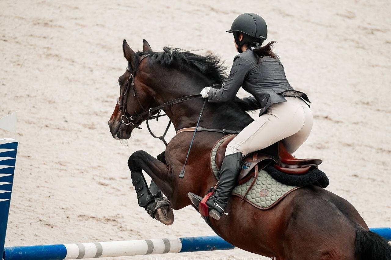 Муниципальные соревнования по конкуру КСК «Виват, Россия!». Куракина Дарья • Конный фотограф