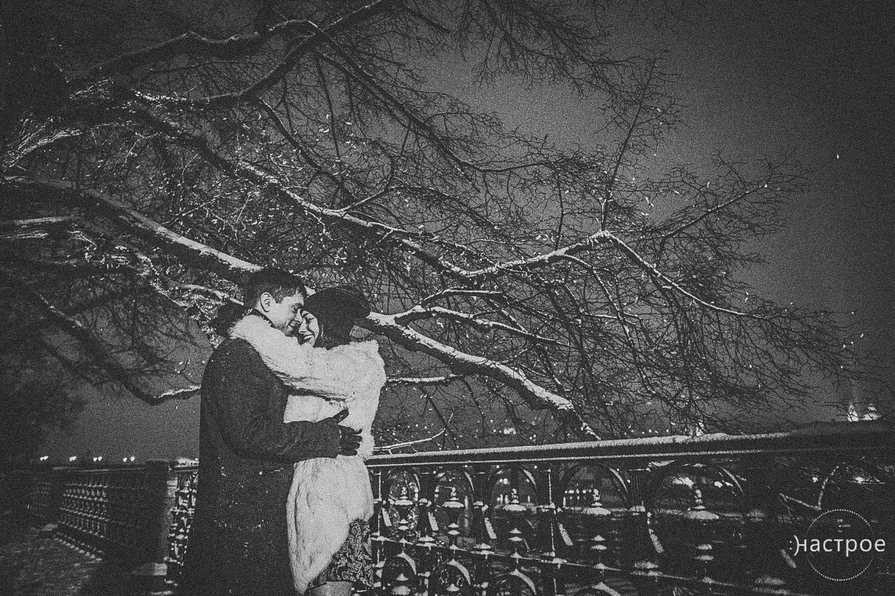 Winter love-story in Prague (Czech Republic). Marina Kanygina (Fedoseeva) photography
