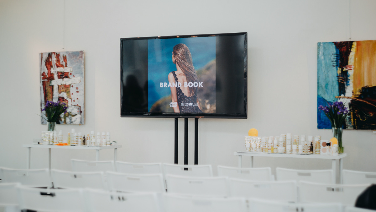 Презентация линейки косметики от James Read. Фотограф Марина Каныгина (Федосеева)