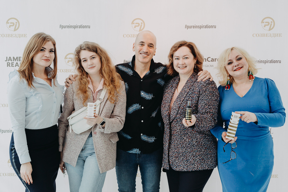 Презентация линейки косметики от James Read. Фотограф Марина Каныгина (Федосеева)