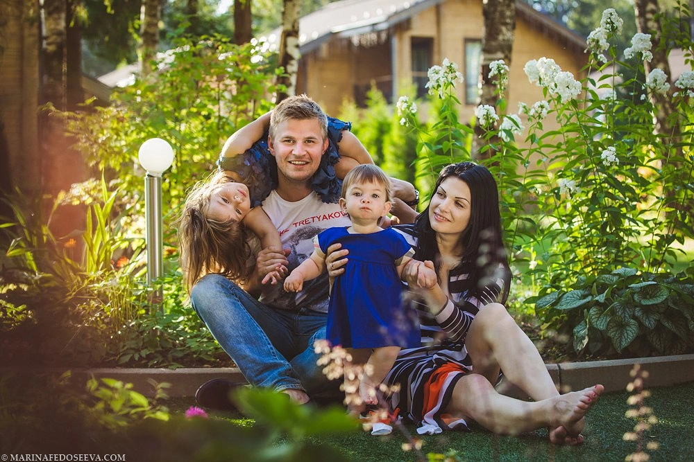 One day of a big family. Marina Kanygina (Fedoseeva) photography