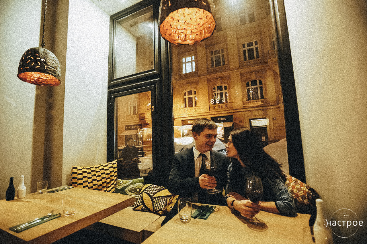 Winter love-story in Prague (Czech Republic). Marina Kanygina (Fedoseeva) photography