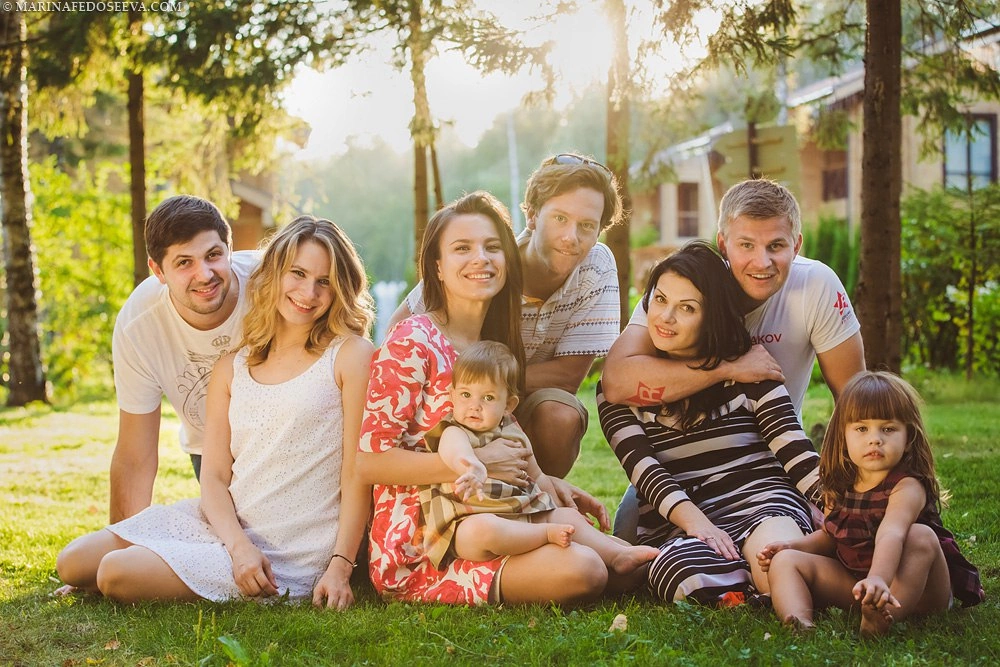 One day of a big family. Marina Kanygina (Fedoseeva) photography