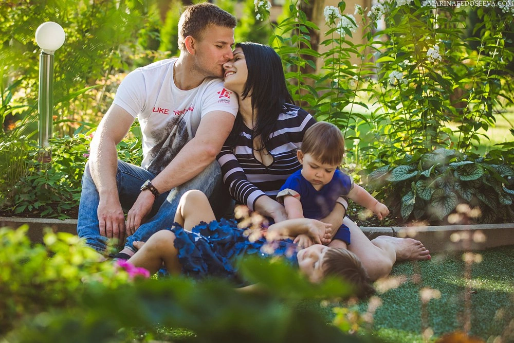 One day of a big family. Marina Kanygina (Fedoseeva) photography