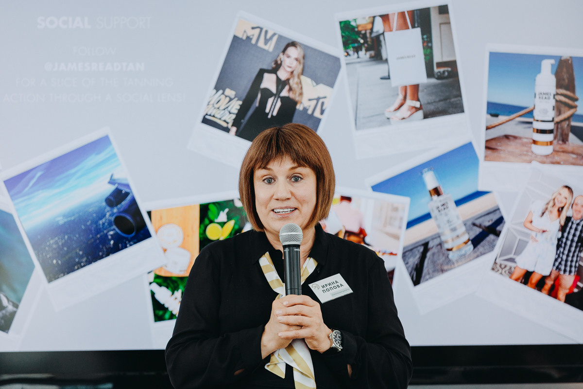 Презентация линейки косметики от James Read. Фотограф Марина Каныгина (Федосеева)