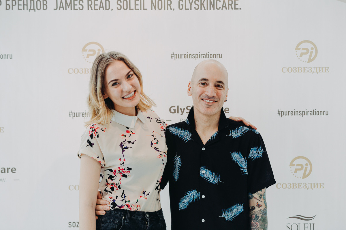 Презентация линейки косметики от James Read. Фотограф Марина Каныгина (Федосеева)