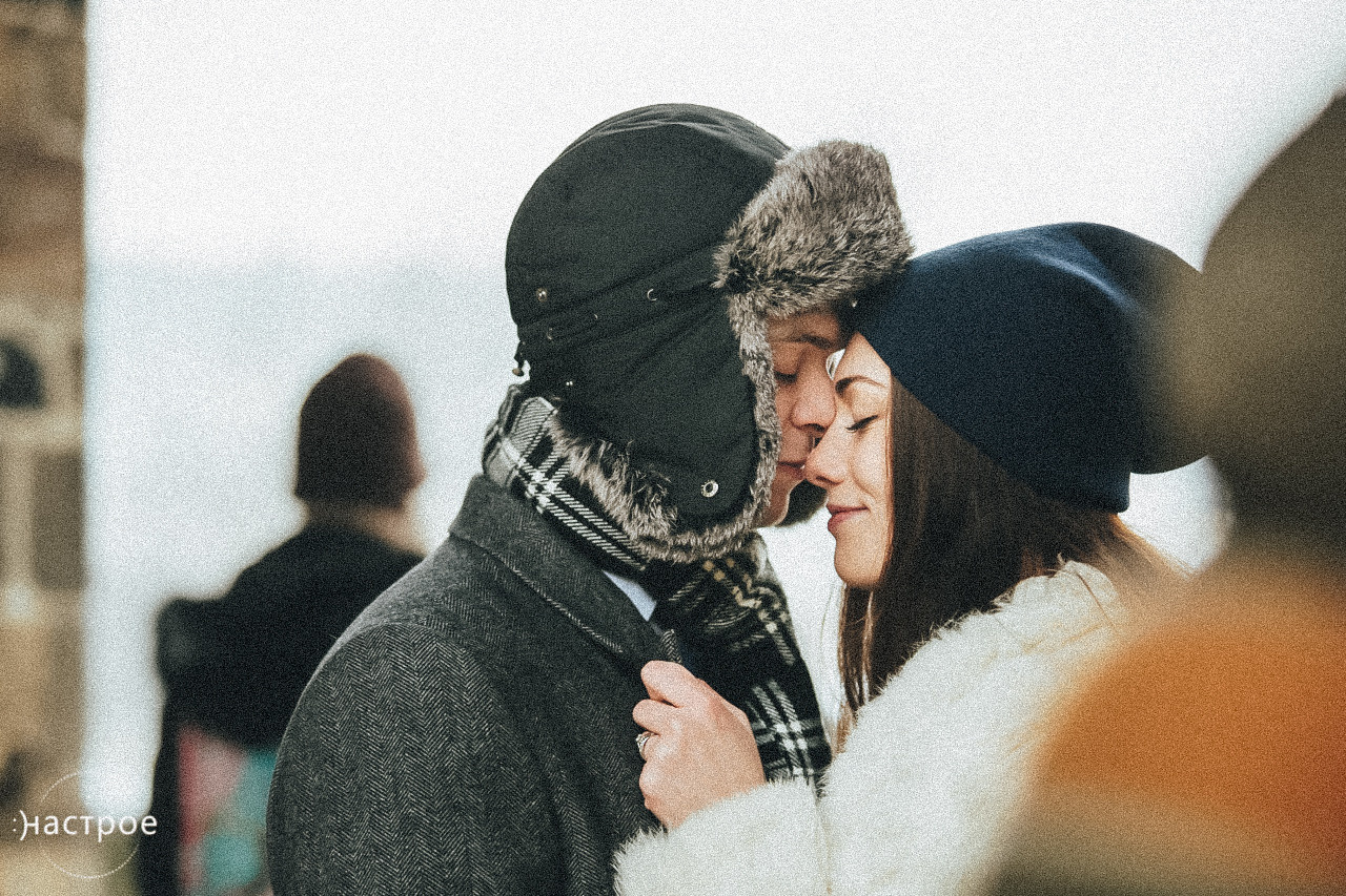 Winter love-story in Prague (Czech Republic). Marina Kanygina (Fedoseeva) photography