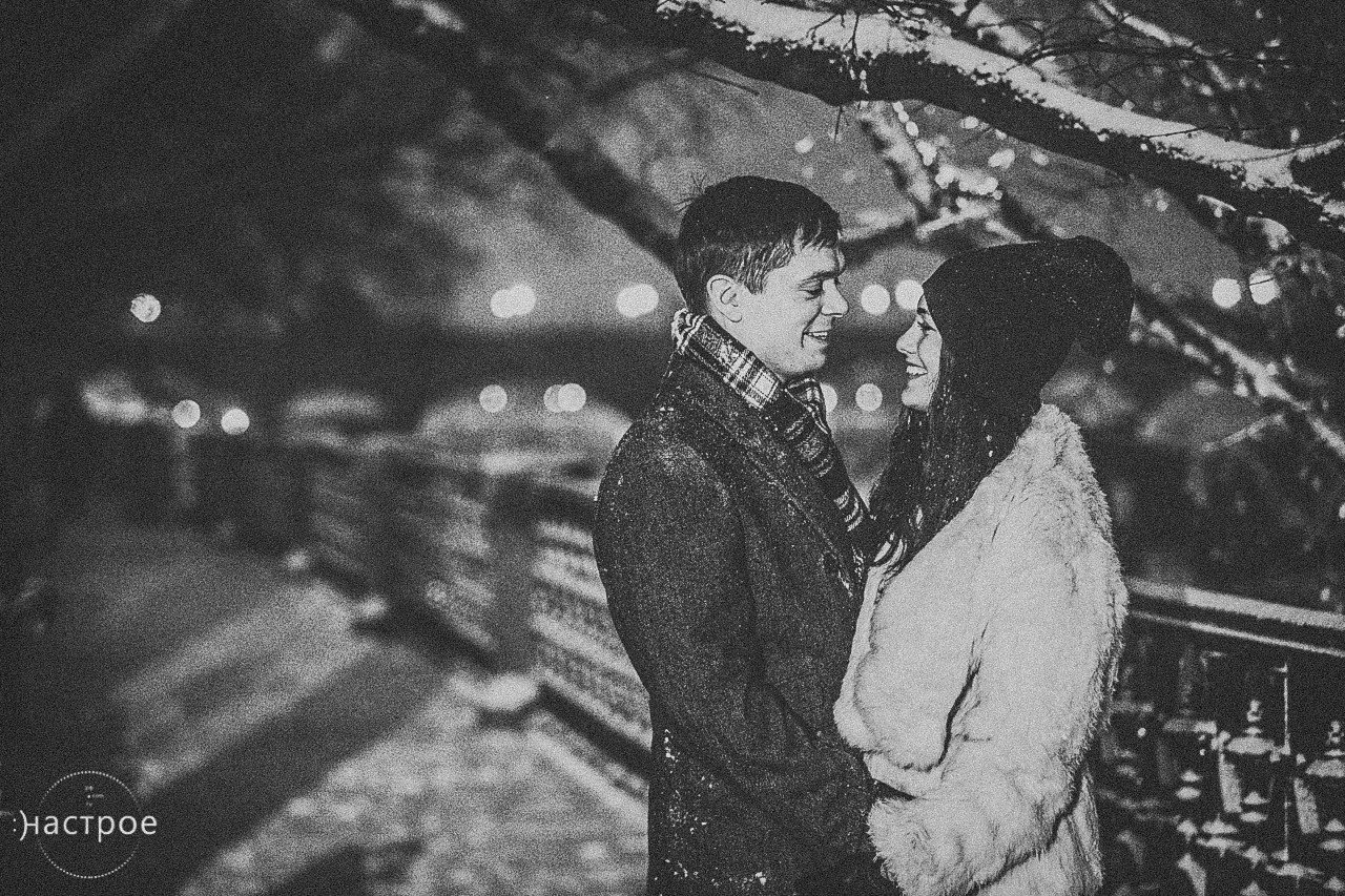 Winter love-story in Prague (Czech Republic). Marina Kanygina (Fedoseeva) photography