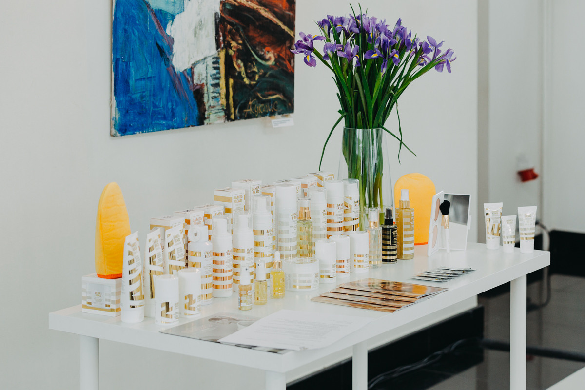 Презентация линейки косметики от James Read. Фотограф Марина Каныгина (Федосеева)