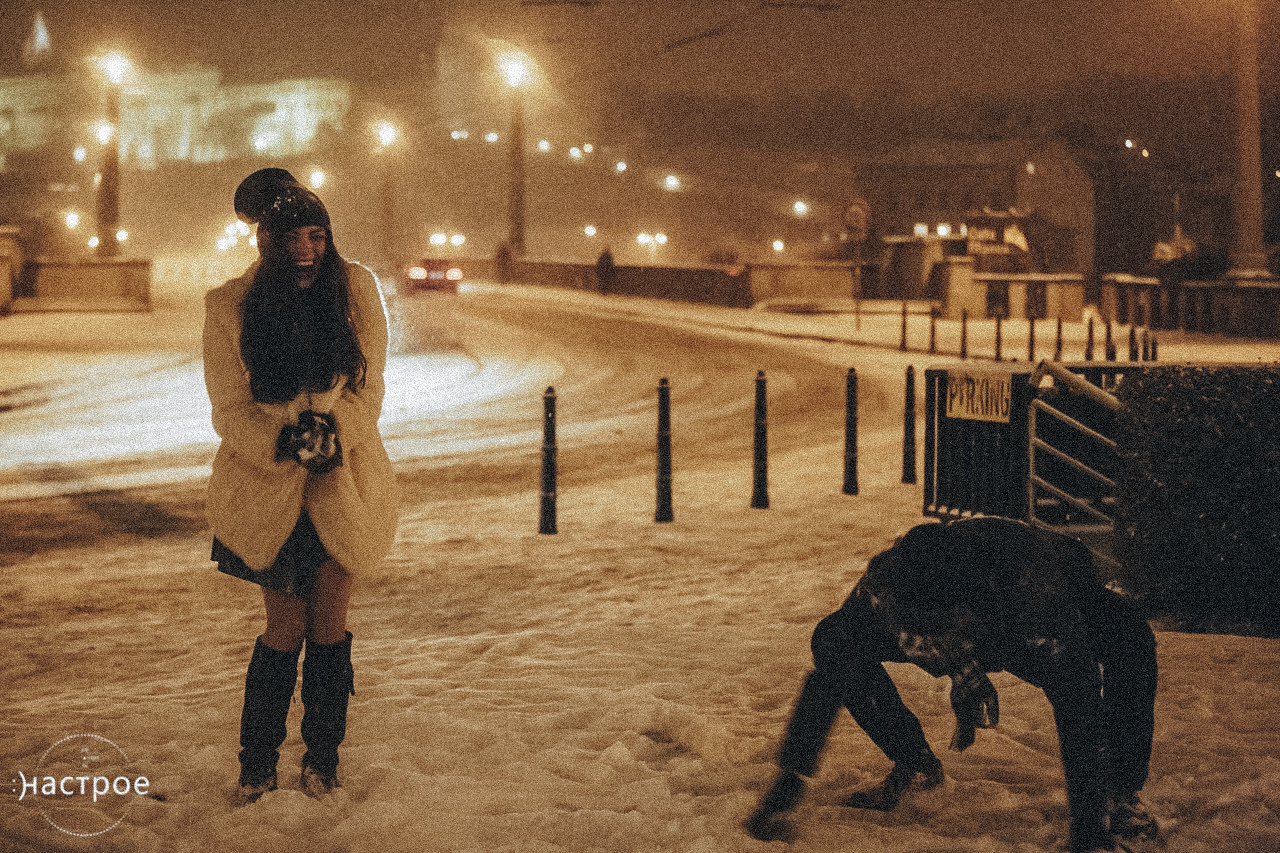 Winter love-story in Prague (Czech Republic). Marina Kanygina (Fedoseeva) photography