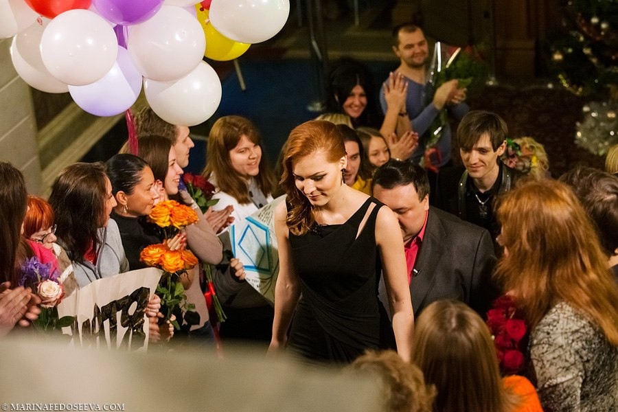 'Battle of Extrasensories' show. Marina Kanygina (Fedoseeva) photography