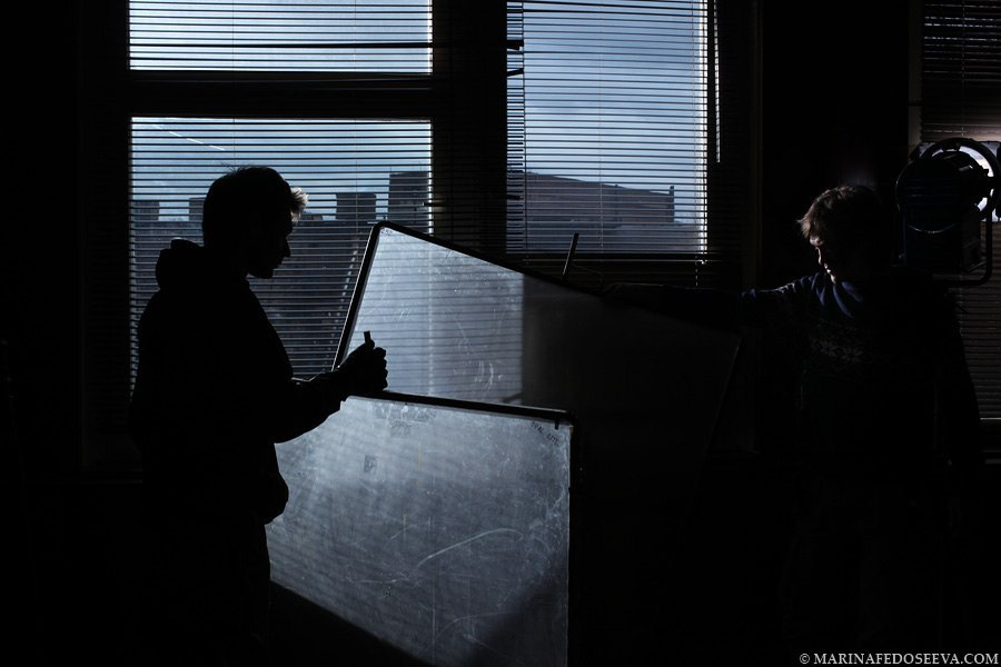 Feature film 'Betrayal': dir Kirill Serebrennikov, dop Oleg Lukichev. Marina Kanygina (Fedoseeva) photography