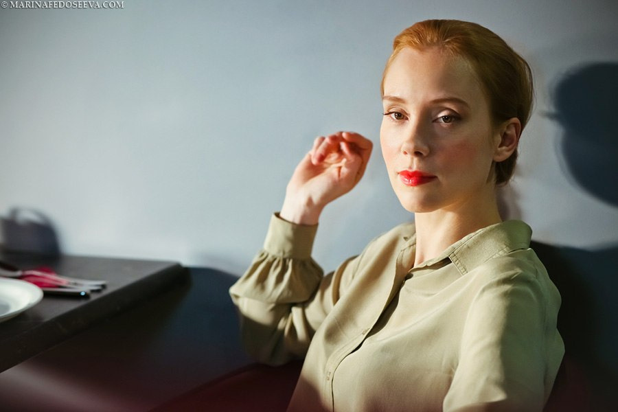 Feature film 'Betrayal': dir Kirill Serebrennikov, dop Oleg Lukichev. Marina Kanygina (Fedoseeva) photography