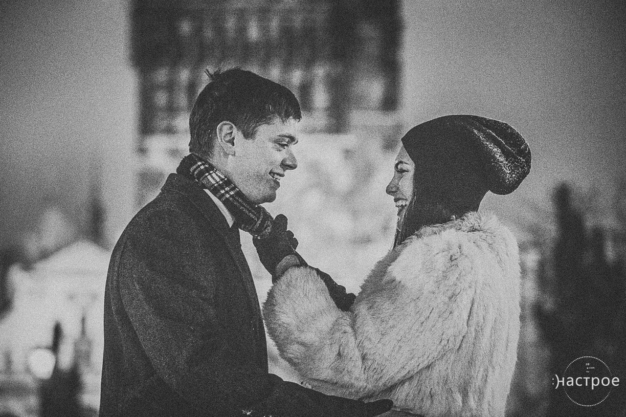 Winter love-story in Prague (Czech Republic). Marina Kanygina (Fedoseeva) photography