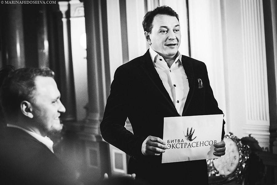 'Battle of Extrasensories' show. Marina Kanygina (Fedoseeva) photography